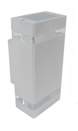 Pack X 2 Aplique Bidireccional Aluminio Exterior Dicro Led T