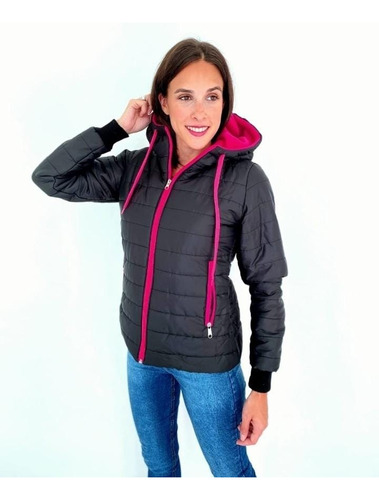 Campera Inflable Forrada Con Corderito