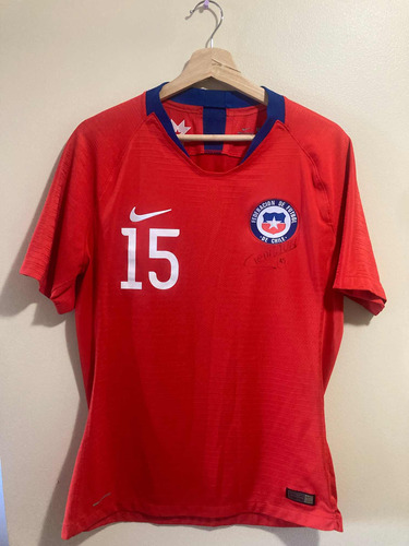 Camiseta De Chile Firmada Original