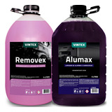 Kit Shampoo Limpeza Motor Roda Chassi Alumax Removex Vonixx