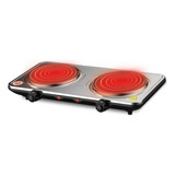 Pack 2 Cocina Eléctrica Portátil 2 Platos Encimera De 2000w