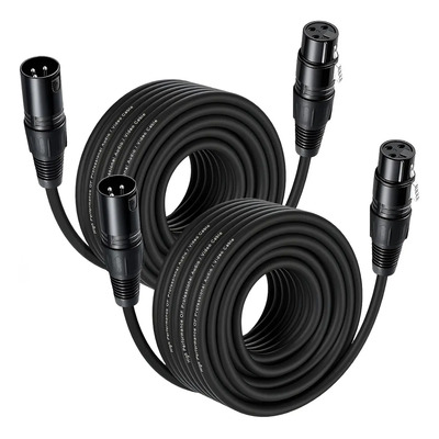 Oyike 2pcz 10 Metros Cable Xlr Micrófono Balanceado Canon | Meses sin interés