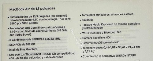 Macbook Air De 13 Pulgadas