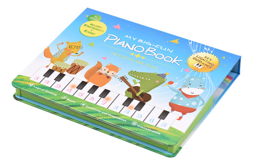 Libro Electrónico De Órgano 10 Para 3 Niños. Piano De 10 Art