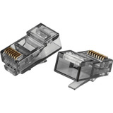 Conector Rj45 Cat6 Intelbras Conex 3000 Pacote 100 Unidades