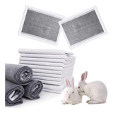 Conejo Pee Pads Desechables Jaula Liners 50pcs Allabsor...