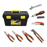 Kit Herramientas Manuales Black+decker Y Caja Stanley