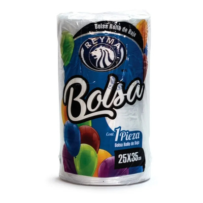 Bolsa En Rollo Polietileno Baja Densidad Reyma 25x35 Cm | MercadoLibre
