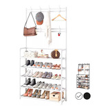 Zapatera Perchero Multi Organizador 5 Niveles Montable Rack