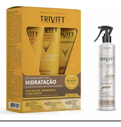 Trivitt Itallian O Segredo Do Cabeleireiro + Kit Manutenção