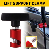 1 Pcs Red Car Hood Lift Rod Support Clamp Shock Prop Str Oad