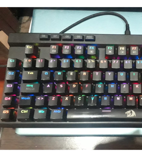 Teclado Redragon K587 Magic Wand Pro Rgb Sw/ Red C/ Detalles