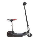 Scooter Elétrica Bivolt Com Assento Suporta Até 80 Kg 120w Cor Preto