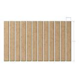 Kit Ripas Quarto Sala Shiplap Mdf Espessura 6mm 35 Peças