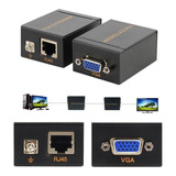 Extender Vga Por Cable Utp Rj45 Hasta 60m - Amplifica Señal