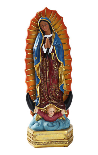 Estatua De Virgen De Guadalupe De Resina