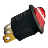 Switch - Interruptor Balancín C/luz 250v 3pin On-off Ovalado