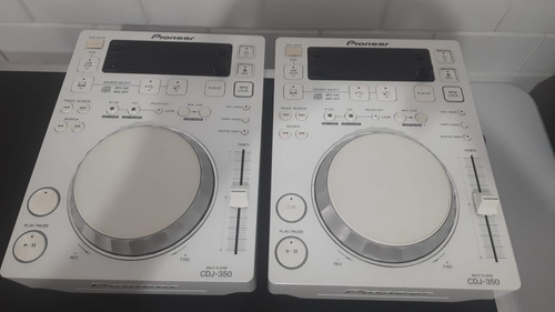 Par De Cdj 350 Branco. Edição Limitada. Usada Em Estúdio 