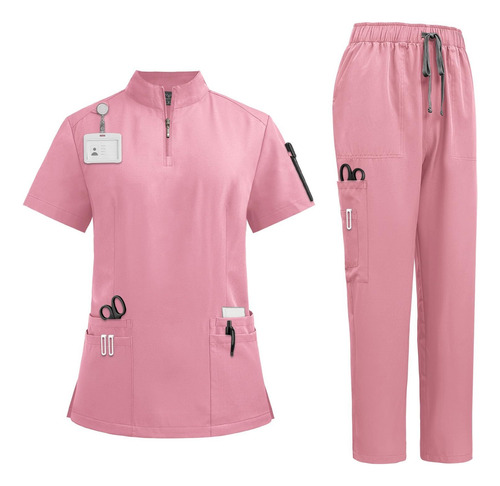 Conjunto De Uniforme Médico De Enfermagem Feminino