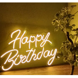 Cartel Neon Flex Happy Birthday