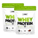  2 Whey Protein 4lbs Doypack Star Nutrition Varios Sabores 