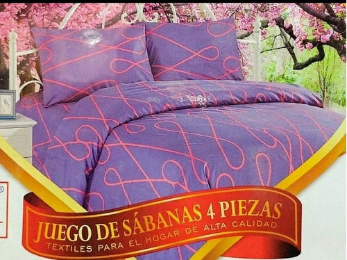 Pack X4 Sábanas Polares Casatex Queen 2plazas1/2 