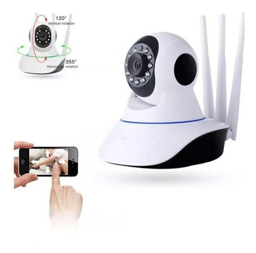 Camara Ip Wifi Hd Motorizada Vision Nocturna 360° Ml2881