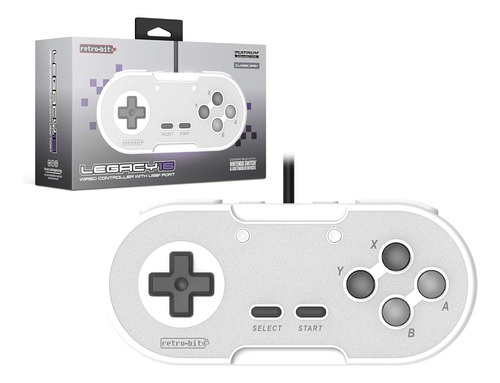 Retro-bit Legacy 16 Wired Usb Controller - Features Home, Ss