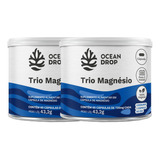 Combo 2 Trio Magnésio 120 Cápsulas Ocean Drop 120 Porções