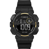 Timex Mako Dgtl 44 Mm Reloj Con Correa De Silicona Tw5m, Neg