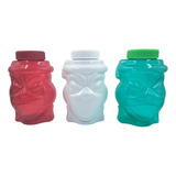 3pzs Envase Plastico Vaso Grinch Dulcero Navideño