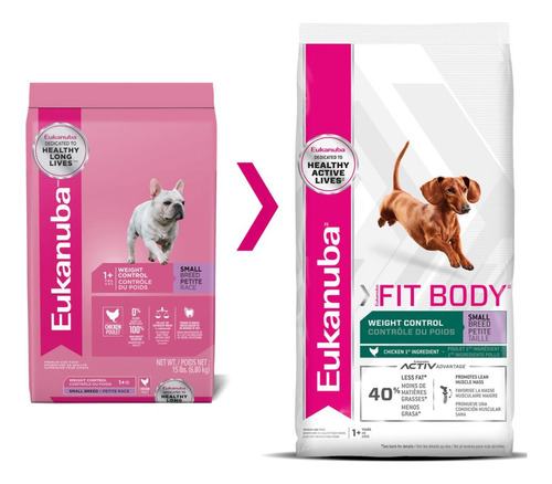 Eukanuba Weight Control Small Breed 3kg Light Raza Pequeña 