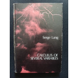 Cálculo De Varías Variables- Serge Lang 