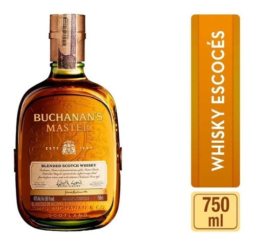 Whisky Buchanans Master  750 Ml - mL a $257
