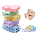 120 Pcs Esponjas Para Limpieza Facial 5 Colores Comprimida
