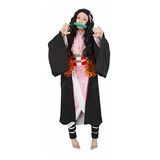 Disfraz Talla Large Para Mujer De Kamado Nezuko Con Tubo