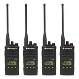 Paquete De 4 Walkie Talkies De Radio Bidireccional