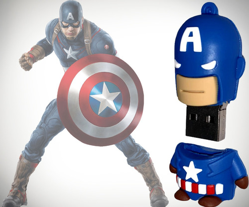 Capitán América - Memoria Usb - Marvel Comics - Avengers End