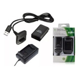Vimi Kit Bateria Cargador Cable Compatible Con Xbox 360 Base