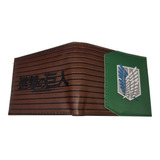 Cartera Billetera Modelo Attack On Titan Logo Survey Corps