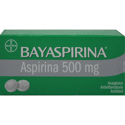 Bayaspirina 500 Mg Comp., 30 Comprimidos | MercadoLibre