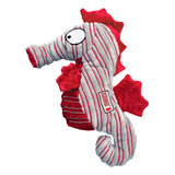 Kong Peluche Cuteseas Hipocampo Juguete Para Perro Large Color Rojo/rosa Diseño Caballito De Mar