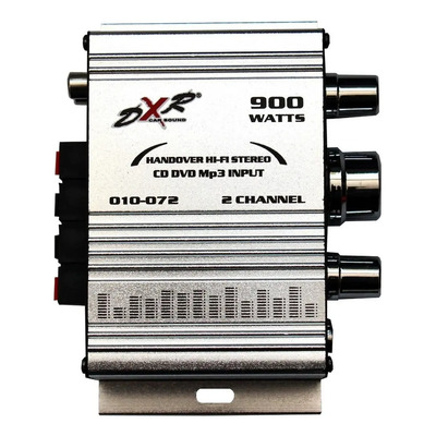 Amplificador Dxr Mini 2 Canales 900w Color Plata | Envío gratis