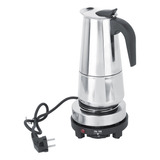 Cafetera Eléctrica De Acero Inoxidable De 450 Ml