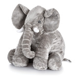 Peluche Almohada Elefante Piel Suave 59 Cm 