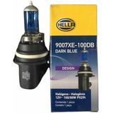 Juego De Focos 9007 Dark Blue 80/100w Luz Blanca Hella