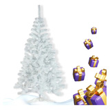 Árvore De Natal Pinheiro Branca Luxo 1,80 Altura 320 Galhos