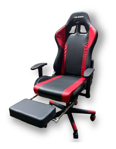 Sillon Gamer Pro Pc Playstation Xbox Roja Rgb Parlante Bt