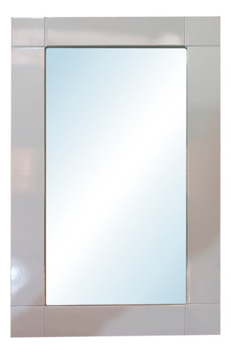Espejo Con Marco Y Botiquín 40x70cm Color Blanco