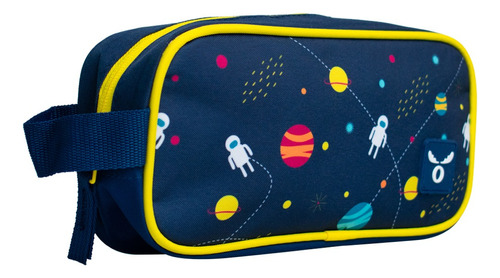 Estuche Escolar Cartuchera Moose Para Niños Color Azul Space